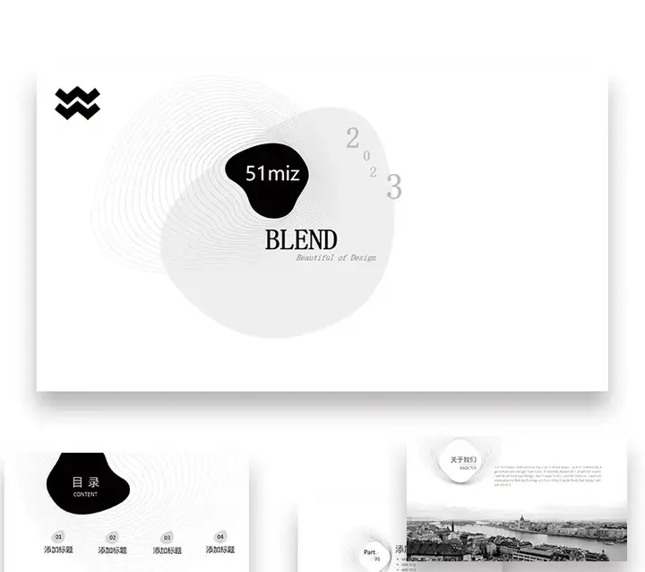 图片[2]-72套极简风PPT模板-极简ppt模板简约商务高级感年终中工作总结述职报告演讲动态模版-pojian