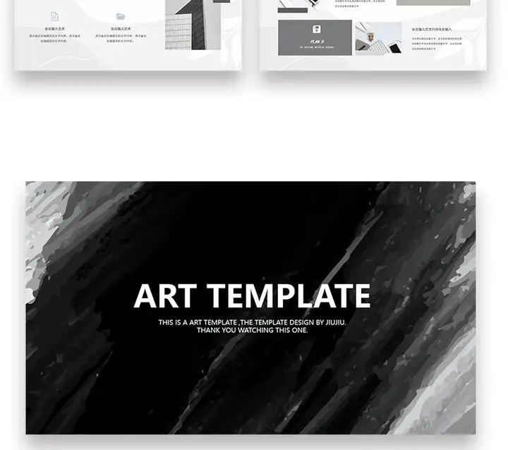 图片[13]-72套极简风PPT模板-极简ppt模板简约商务高级感年终中工作总结述职报告演讲动态模版-pojian