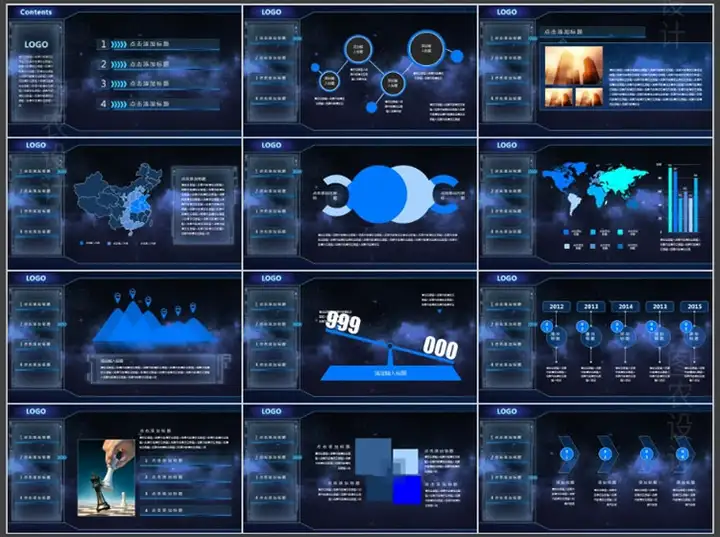 图片[15]-150套高端动感PPT模板-3D炫酷动态高端科技感简约动画大气工作汇报商务制作宽屏-pojian
