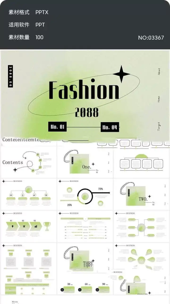 图片[2]-100套极简抽象艺术感PPT模版素材-极简高级感创意毕业答辩作品集工作总结汇报活动策划简约PPT模板-pojian
