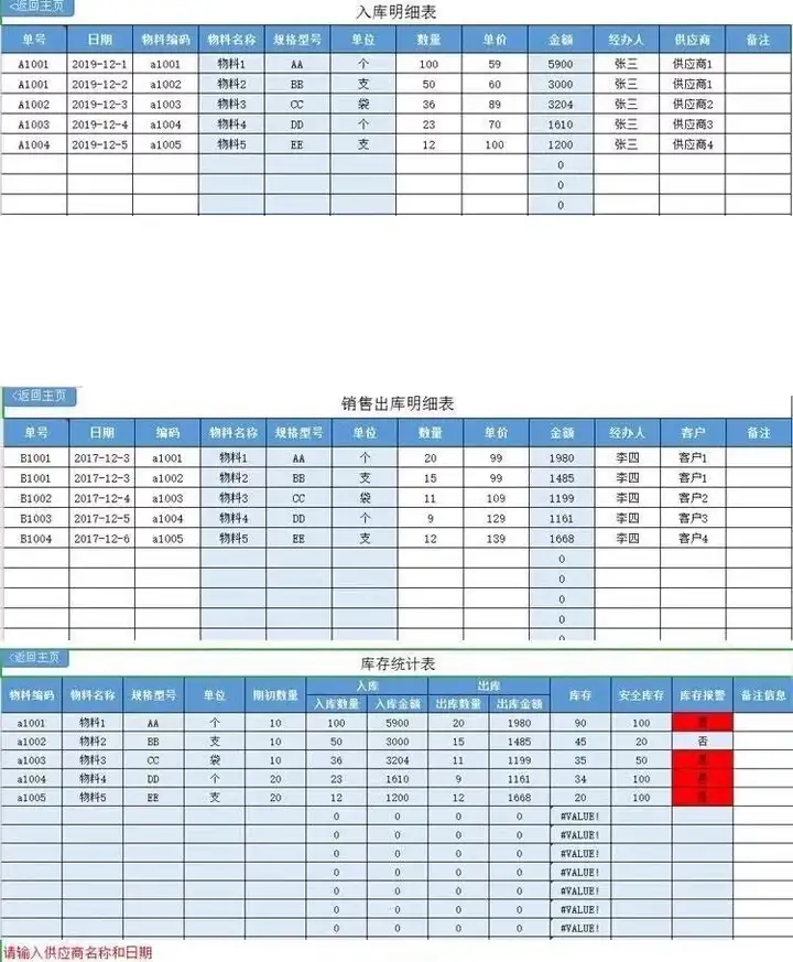 图片[11]-80款进销存excel表格模板-进销存管理系统excel表格模板商品库存管理进出货入库明细表模板【电商热销583】-暗冰资源网