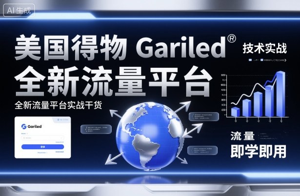 美国得物Gariled技术实战，全新流量平台实战干货，即学即用-pojian