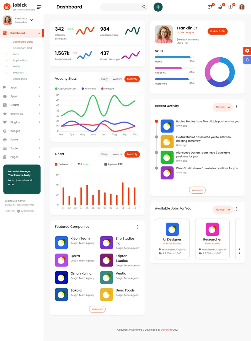 Bootstrap大气OA系统后台管理模板-pojian
