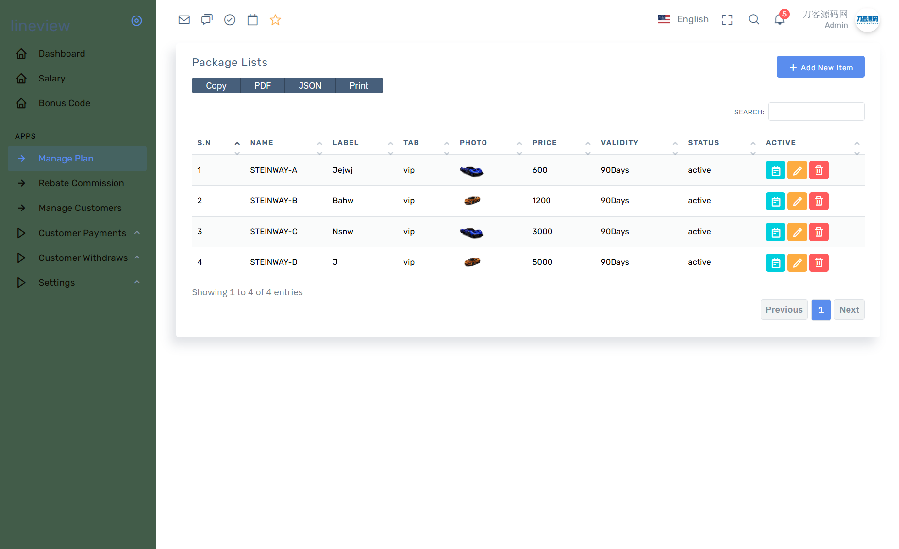 lineview海外汽车投资理财源码/前端html+后端PHP-pojian